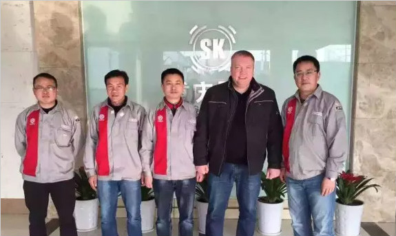 Mr. Artyom Artyomov-the first overseas customer of SIKE-visit our company